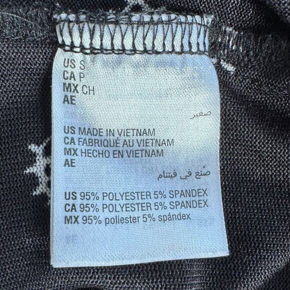 🍀Jenni Pajama Sleep Shirt Black All Seeing Eye Stretch Pocket Pullover SMALL - Picture 8 of 9